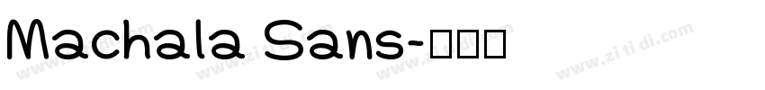 Machala Sans字体转换